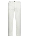 Stilosophy Man Pants Off White Size 36 Cotton