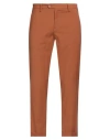 Stilosophy Man Pants Tan Size 32 Polyester, Viscose, Elastane In Brown