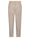 Stilosophy Man Pants Taupe Size 38 Polyester, Viscose, Elastane