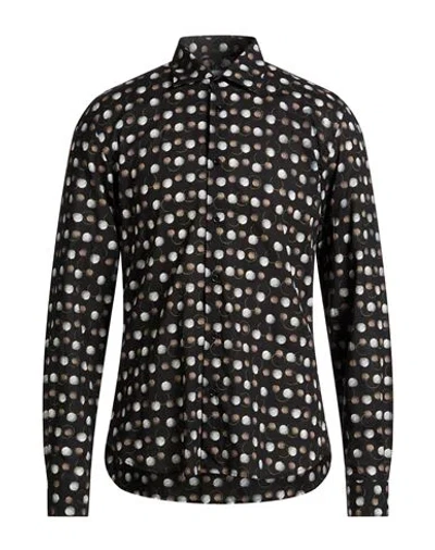 Stilosophy Man Shirt Black Size L Cotton