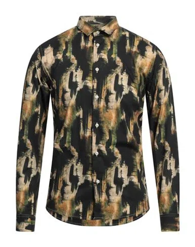 Stilosophy Man Shirt Black Size M Cotton