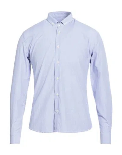 Stilosophy Man Shirt Blue Size M Cotton