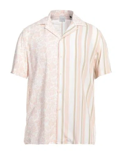 Stilosophy Man Shirt Blush Size M Viscose In Pink