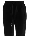 Stilosophy Man Shorts & Bermuda Shorts Black Size Xl Cotton, Polyester