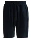 Stilosophy Man Shorts & Bermuda Shorts Midnight Blue Size S Cotton, Polyester