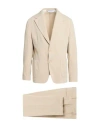 Stilosophy Man Suit Beige Size 44 Polyester, Rayon, Elastane
