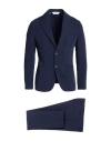 Stilosophy Man Suit Midnight Blue Size 36 Polyester, Rayon, Elastane