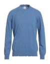Stilosophy Man Sweater Azure Size Xl Wool, Viscose, Polyamide, Cashmere In Blue