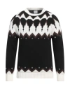Stilosophy Man Sweater Black Size Xxl Acrylic, Wool, Viscose, Alpaca Wool In Black
