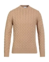 Stilosophy Man Sweater Camel Size Xxl Acrylic, Wool, Polyamide In Brown