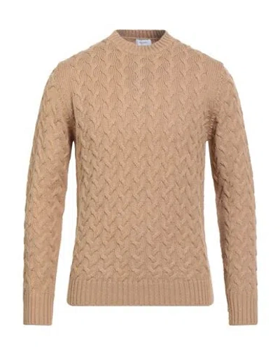 Stilosophy Man Sweater Camel Size Xxl Acrylic, Wool, Polyamide In Brown