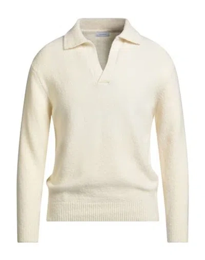 Stilosophy Man Sweater Cream Size Xl Acrylic, Wool, Polyamide, Elastane In Neutral