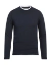 Stilosophy Man Sweater Navy Size M Acrylic, Wool In Navy