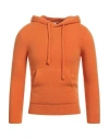 Stilosophy Man Sweater Orange Size M Acrylic, Wool, Polyamide, Elastane