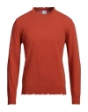 Stilosophy Man Sweater Orange Size Xl Wool, Viscose, Polyamide, Cashmere
