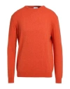 Stilosophy Man Sweater Rust Size S Wool, Viscose, Polyamide, Cashmere In Multi