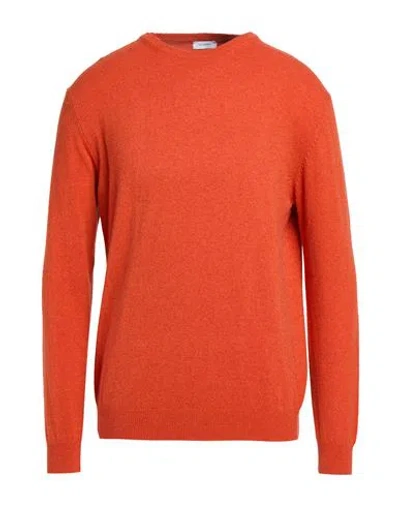 Stilosophy Man Sweater Rust Size S Wool, Viscose, Polyamide, Cashmere In Multi