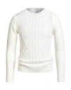 Stilosophy Man Sweater White Size S Acrylic, Wool, Viscose, Alpaca Wool In White