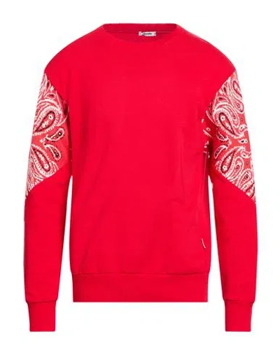 Stilosophy Man Sweatshirt Red Size Xl Cotton