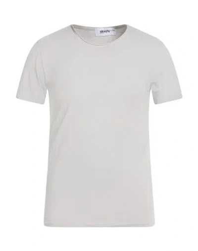 Stilosophy Man T-shirt Light Grey Size S Cotton In White