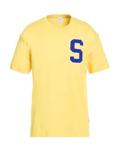Stilosophy Man T-shirt Yellow Size L Cotton