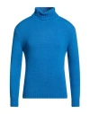 Stilosophy Man Turtleneck Azure Size M Acrylic, Wool, Polyamide, Elastane In Blue