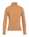 Stilosophy Man Turtleneck Camel Size M Acrylic, Wool, Polyamide, Elastane In Sand