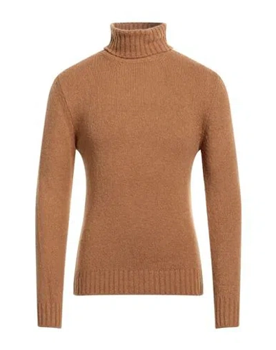 Stilosophy Man Turtleneck Camel Size S Acrylic, Wool, Polyamide, Elastane In Beige