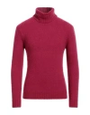 Stilosophy Man Turtleneck Fuchsia Size Xxl Acrylic, Wool, Polyamide, Elastane In Pink