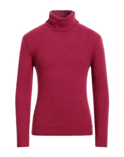 Stilosophy Man Turtleneck Fuchsia Size Xxl Acrylic, Wool, Polyamide, Elastane In Pink