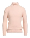 Stilosophy Man Turtleneck Light Pink Size L Acrylic, Wool, Polyamide, Elastane In Nude