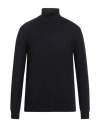 Stilosophy Man Turtleneck Midnight Blue Size Xxl Viscose, Nylon In Blue