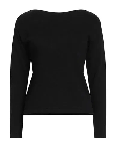 Stilosophy Woman Sweater Black Size M Wool, Viscose, Polyamide, Cashmere