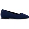 Stinaa.j Filippa Orthopedic Expandable Ballet Flats In Expandable Navy