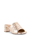 Stinaa.j Maty Orthopedic Sandals 2 In Gold Leather