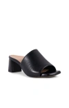 Stinaa.j Sarah Orthopedic Mule Sandal In Black Leather