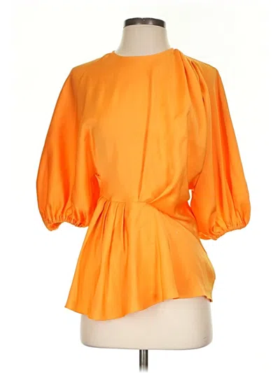 Pre-owned Stine Goya 3/4 Sleeve Blouse In Orange