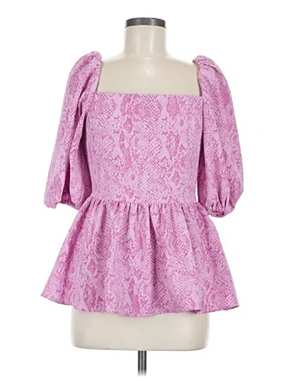 Pre-owned Stine Goya 3/4 Sleeve Blouse In Pink