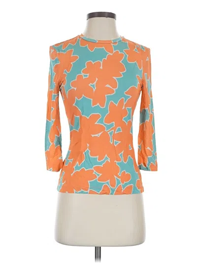 Pre-owned Stine Goya 3/4 Sleeve T-shirt In Orange