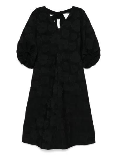 STINE GOYA 3/4 VOLUME-SLEEVED MIDI DRESS