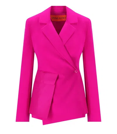 Stine Goya Amena Fuchsia Blazer In Fucsia