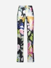 STINE GOYA ANDY FLORAL PRINT TROUSERS
