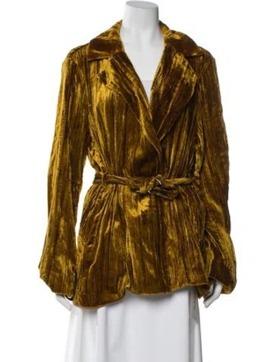 Pre-owned Stine Goya Animal Print Jacket In Yellow