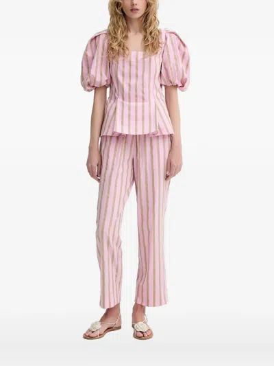 STINE GOYA BALLOON-SLEEVE TOP