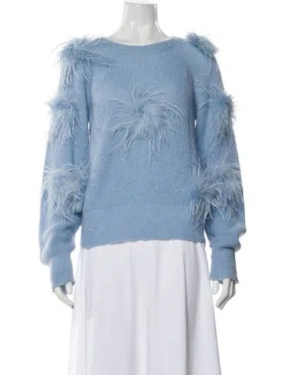 Pre-owned Stine Goya Bateau Neckline Sweater In Blue