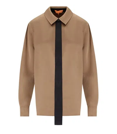 Stine Goya Beige Satin Shirt