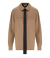 Stine Goya Beige Satin Shirt In Brown