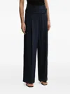 Stine Goya Belted-fastening Pleated Trousers In Blue
