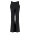 Stine Goya High-waisted Flared Trousers With Side Pockets In Black