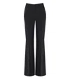 Stine Goya High-waisted Flared Trousers With Side Pockets In Black